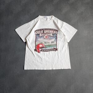 Vintage Cincinnati Reds Great American Ballpark Baseball Shirt Large